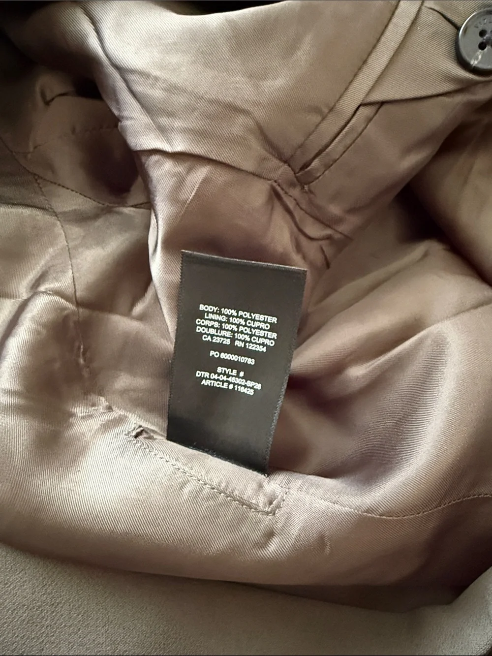 Aritzia Wilfred Generation Dark Olive Blazer 2 - Crepette - Picture 6 of 6